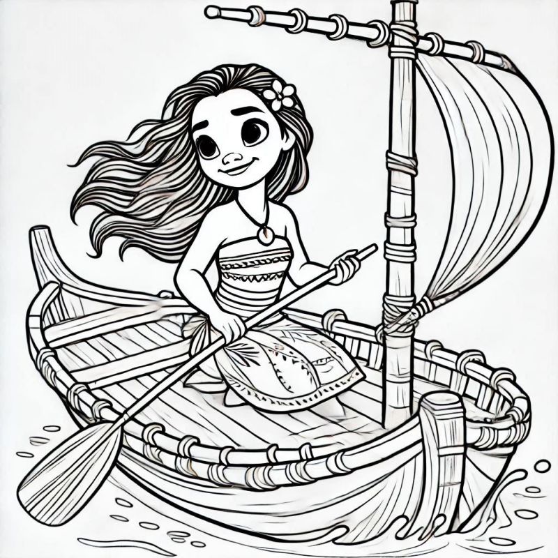 Moana e Sua Incrível Aventura no Mar