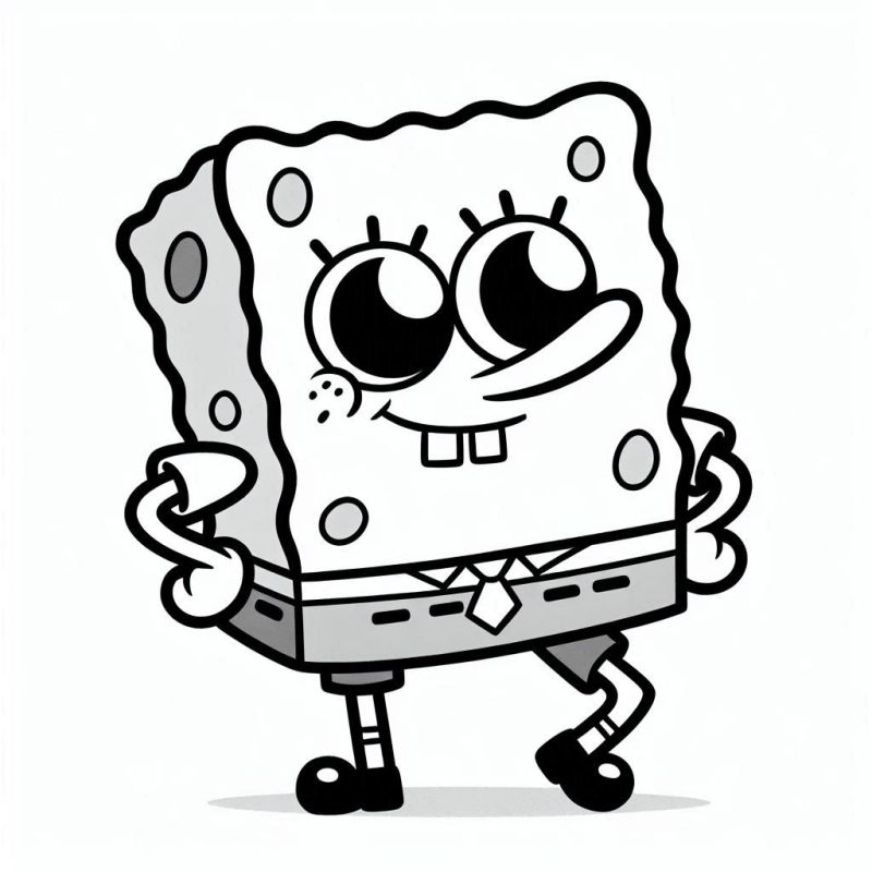 Divirta-se Colorindo Bob Esponja!