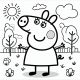 Desenhos da Peppa Pig para Colorir