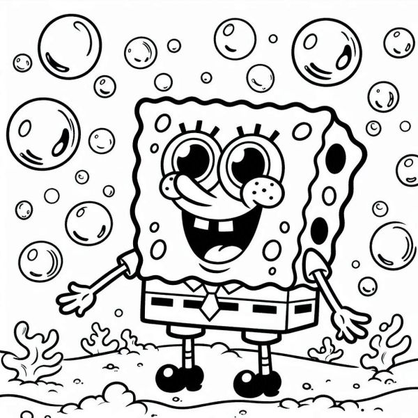 Desenhos do Bob Esponja para Colorir