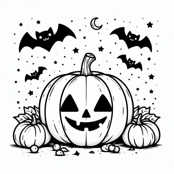 Desenhos de Halloween para Colorir