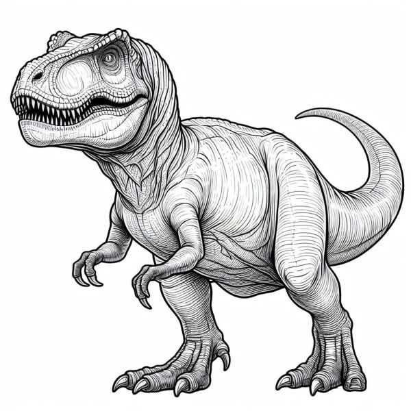 Desenhos de dinossauros realistas para colorir