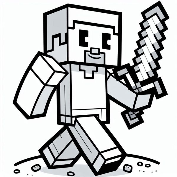 Desenhos Minecraft para Colorir