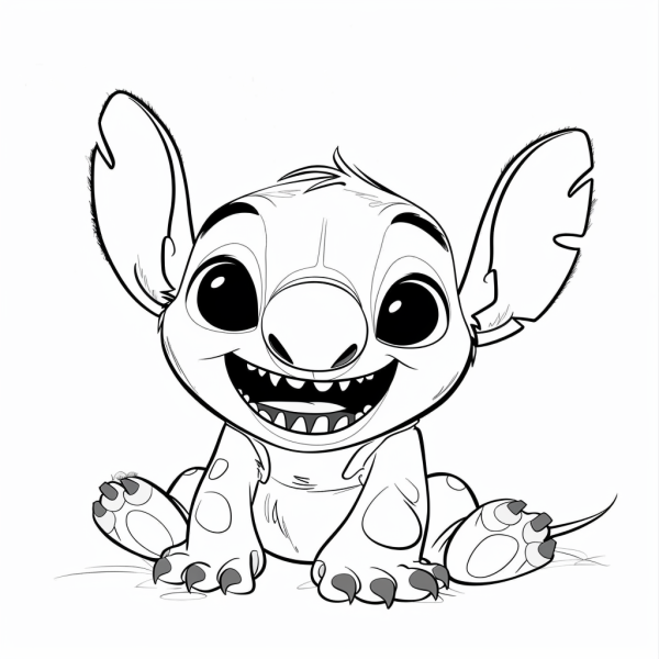 Desenhos do Stitch para Colorir