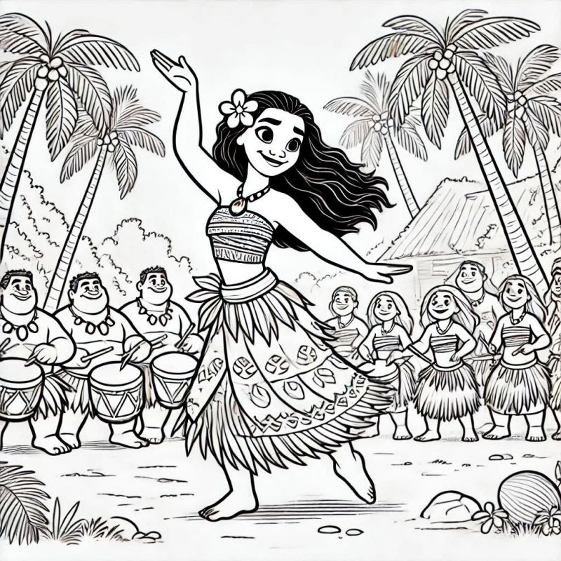 Festa Tropical: Moana em Celebração com a Comunidade