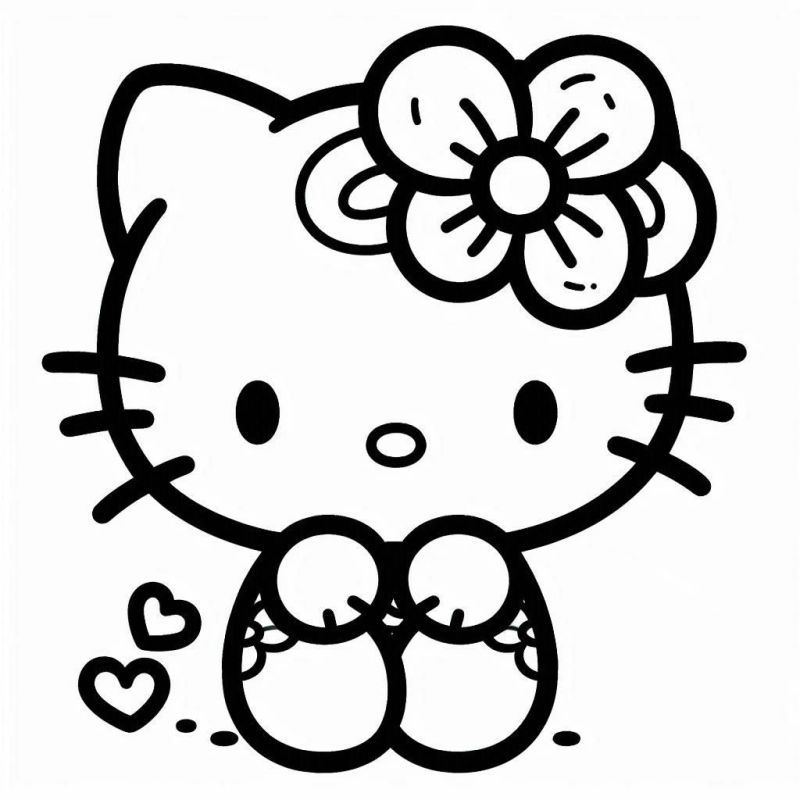 Colorindo a Hello Kitty: Um Desenho Especial