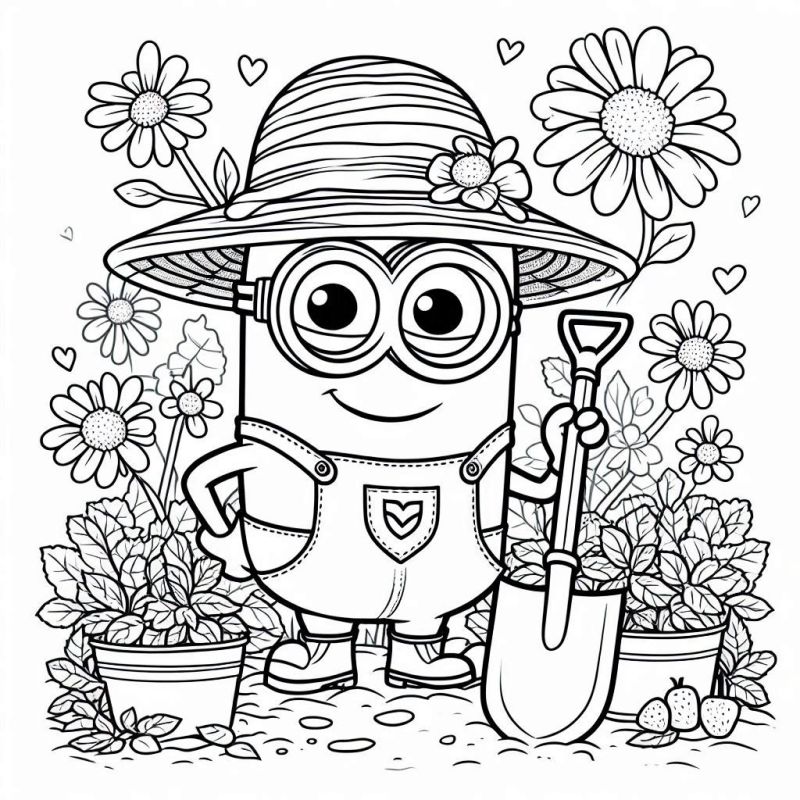 Divirta-se com o Minion na Jardinagem!