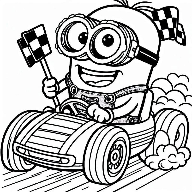 Aventura Colorida: Minion no Kart